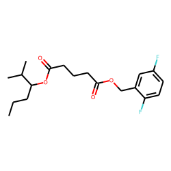 Glutaric acid, 2,5-difluorobenzyl 2-methylhex-3-yl ester