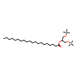 Eicosanoic acid, 2-[(trimethylsilyl)oxy]-1-[[(trimethylsilyl)oxy]methyl]ethyl ester