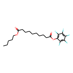 Sebacic acid, pentafluorophenyl pentyl ester