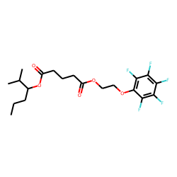 Glutaric acid, 2-methylhex-3-yl 2-(pentafluorophenoxy)ethyl ester