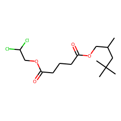 Glutaric acid, 2,2-dichloroethyl 2,4,4-trimethylpentyl ester