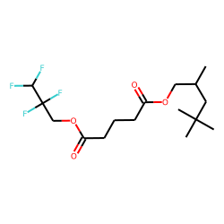 Glutaric acid, 2,2,3,3-tetrafluoropropyl 2,4,4-trimethylpentyl ester