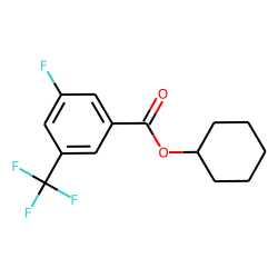 3-Fluoro-5-trifluoromethylbenzoic acid, cyclohexyl ester