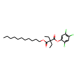 Diethylmalonic acid, 2,4,5-trichlorophenyl undecyl ester