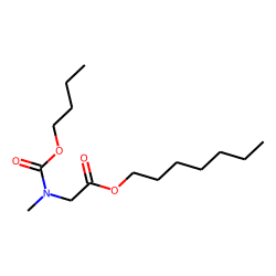 Glycine, N-methyl-n-butoxycarbonyl-, heptyl ester