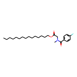 Sarcosine, N-(4-fluorobenzoyl)-, pentadecyl ester