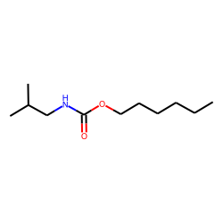 Carbonic acid, monoamide, N-isobutyl-, hexyl ester