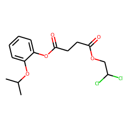 Succinic acid, 2,2-dichloroethyl 2-isopropoxyphenyl ester