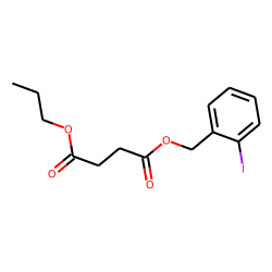 Succinic acid, 2-iodobenzyl propyl ester