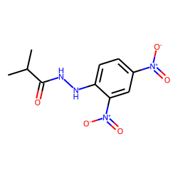 Isobutyric acid, 2(2,4-dinitrophenyl) hydrazide