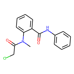 Benzanilide, 2-(n-methyl-chloroacetamido)-