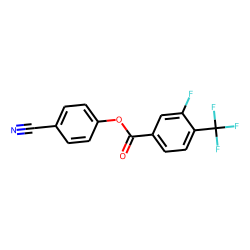 3-Fluoro-4-trifluoromethylbenzoic acid, 4-cyanophenyl ester