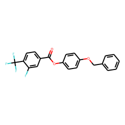 3-Fluoro-4-trifluoromethylbenzoic acid, 4-benzyloxyphenyl ester