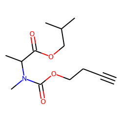 DL-Alanine, N-methyl-N-(byt-3-yn-1-yloxycarbonyl)-, isobutyl ester