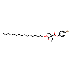 Diethylmalonic acid, 4-bromophenyl hexadecyl ester