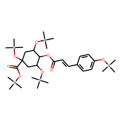 4-O-Coumaroyl-D-quinic acid, 5TMS