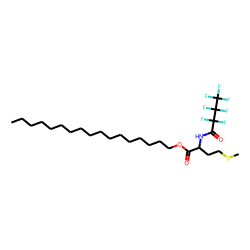 l-Methionine, n-heptafluorobutyryl-, heptadecyl ester