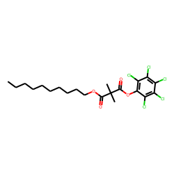Dimethylmalonic acid, decyl pentachlorophenyl ester