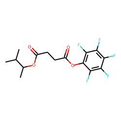 Succinic acid, 3-methylbut-2-yl pentafluorophenyl ester