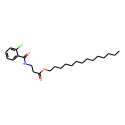 «beta»-Alanine, N-(2-chlorobenzoyl)-, tetradecyl ester