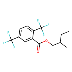2,5-Di(trifluoromethyl)benzoic acid, 2-methylbutyl ester