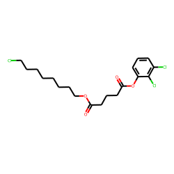 Glutaric acid, 8-chlorooctyl 2,3-dichlorophenyl ester