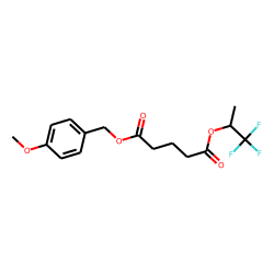 Glutaric acid, 1,1,1-trifluoroprop-2-yl 4-methoxybenzyl ester