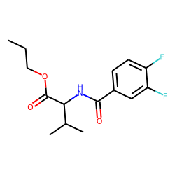 L-Valine, N-(3,4-difluorobenzoyl)-, propyl ester