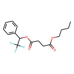 Succinic acid, butyl 1-phenyl-2,2,2-trifluoroethyl ester