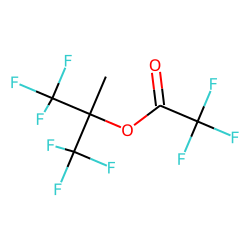 Acetic acid, trifluoro-, 2,2,2-trifluoro-1-methyl-1-(trifluoromethyl)ethyl ester