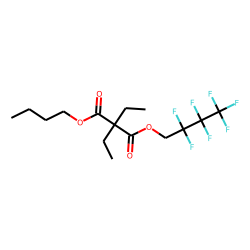 Diethylmalonic acid, butyl 2,2,3,3,4,4,4-heptafluorobutyl ester