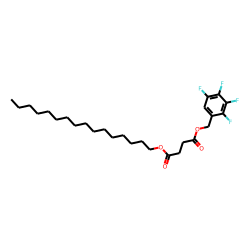 Succinic acid, hexadecyl 2,3,4,5-tetrafluorobenzyl ester