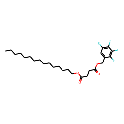 Succinic acid, pentadecyl 2,3,4,5-tetrafluorobenzyl ester