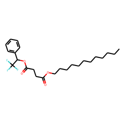 Succinic acid, dodecyl 1-phenyl-2,2,2-trifluoroethyl ester