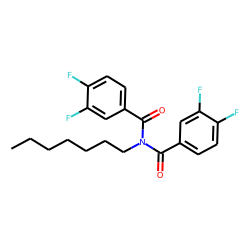 Benzamide, 3,4-difluoro-N-(3,4-difluorobenzoyl)-N-heptyl-