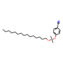 Silane, dimethyl(4-cyanophenoxy)pentadecyloxy-