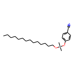 Silane, dimethyl(4-cyanophenoxy)tetradecyloxy-