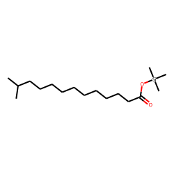 Isotetradecanoic acid, TMS