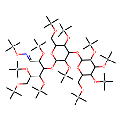Nigerotriose: aD-Glcp(1->3)-aDGlcp(1->3)-DGlc, oxime-TMS, isomer # 2