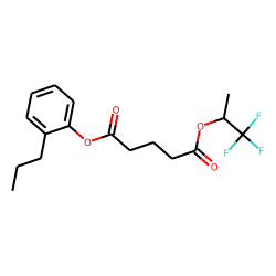 Glutaric acid, 1,1,1-trifluoroprop-2-yl 2-propylphenyl ester