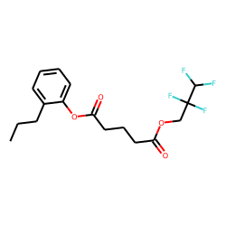 Glutaric acid, 2,2,3,3-tetrafluoropropyl 2-propylphenyl ester
