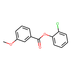m-Methoxybenzoic acid, 2-chlorophenyl ester