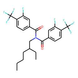 Benzamide, 3-fluoro-4-trifluoromethyl-N-(3-fluoro-4-trifluoromethylbenzoyl)-N-(2-ethylhexyl)-