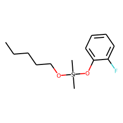Silane, dimethyl(2-fluorophenyloxy)pentyloxy-