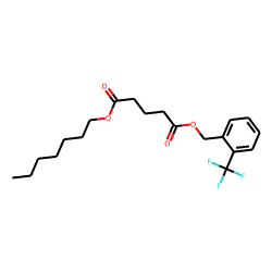 Glutaric acid, heptyl 2-(trifluoromethyl)benzyl ester