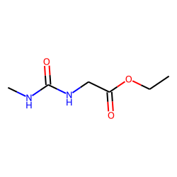 Acetic acid, (3-methylureido)-, ethyl ester