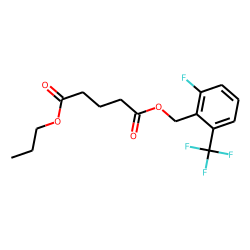 Glutaric acid, 2-fluoro-6-(trifluoromethyl)benzyl propyl ester