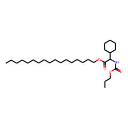 Glycine, 2-cyclohexyl-N-propoxycarbonyl-, heptadecyl ester