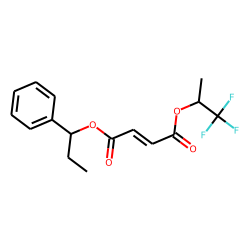 Fumaric acid, 1-phenylprop-1-yl 1,1,1-trifluoroprop-2-yl ester