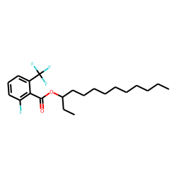 2-Fluoro-6-trifluoromethylbenzoic acid, 3-tridecyl ester